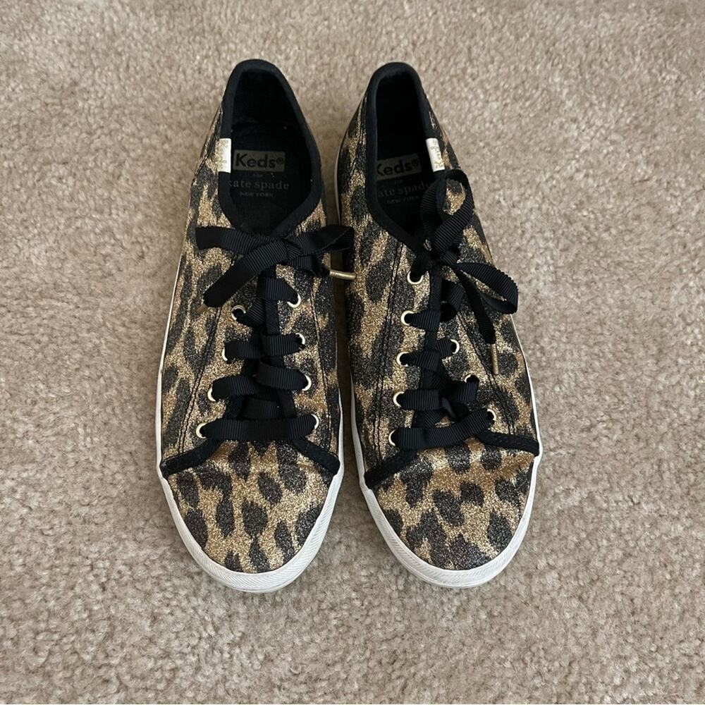 Kate Spade Keds‎ Shimmer Leopard Print Sneakers